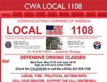 Tablet Screenshot of cwa1108.org